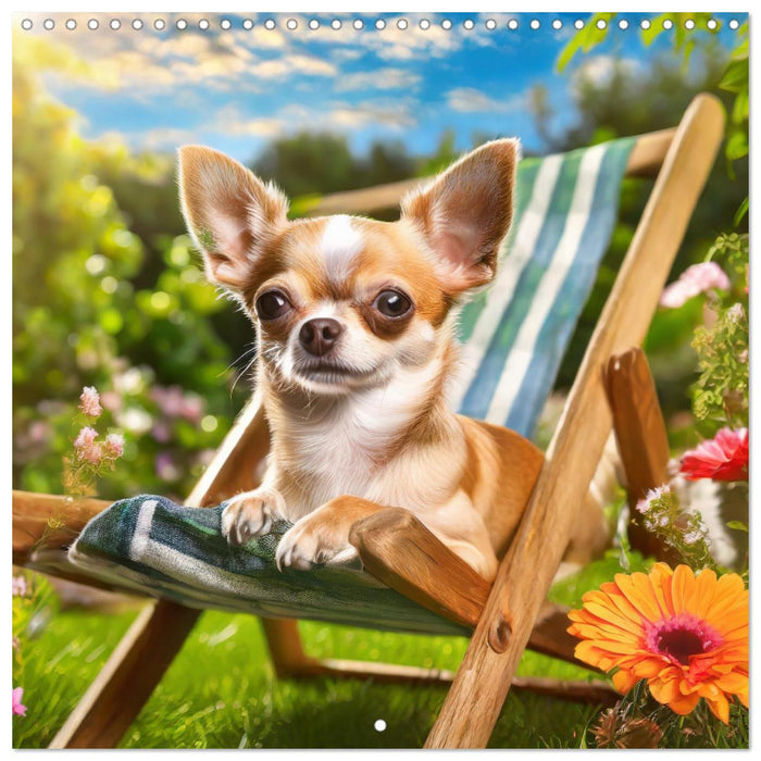 Chilling Chihuahuas (CALVENDO Monthly Calendar 2025)