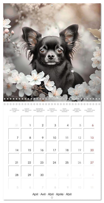 Chihuahuas - Companions for the Whole Year (CALVENDO Monthly Calendar 2025)