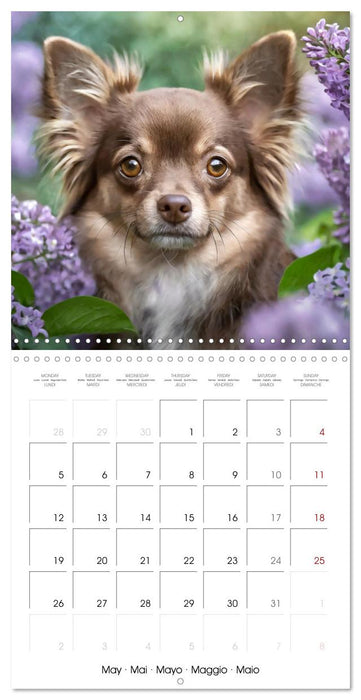 Chihuahuas - Companions for the Whole Year (CALVENDO Monthly Calendar 2025)