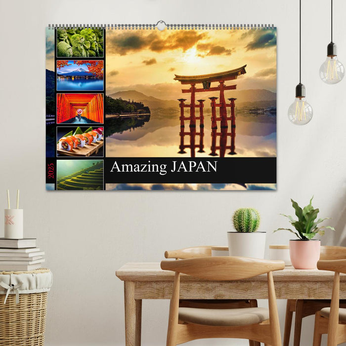 Amazing JAPAN (CALVENDO Monthly Calendar 2025)