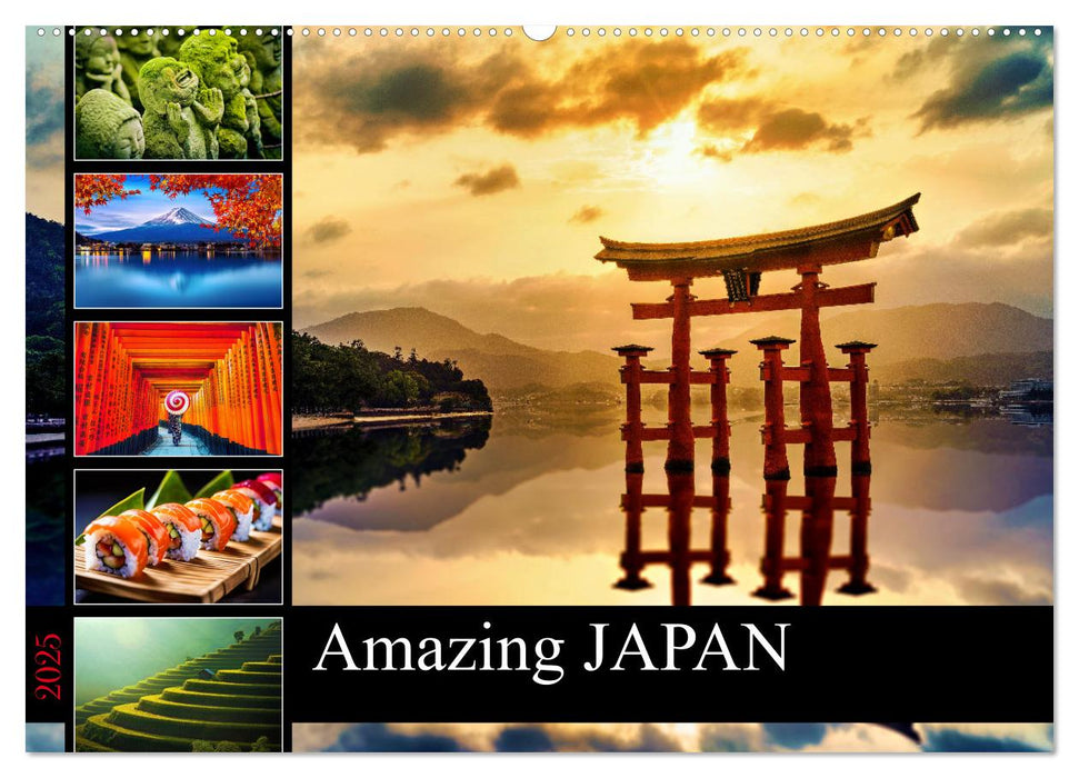 Amazing JAPAN (CALVENDO Monthly Calendar 2025)