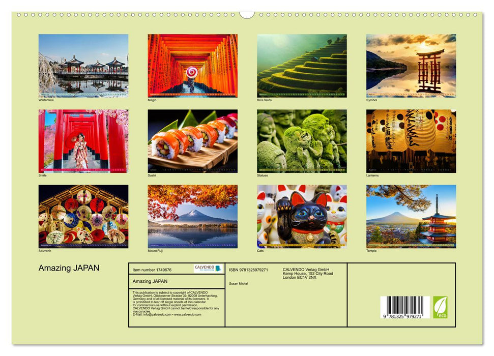 Amazing JAPAN (CALVENDO Premium-Calendar 2025)