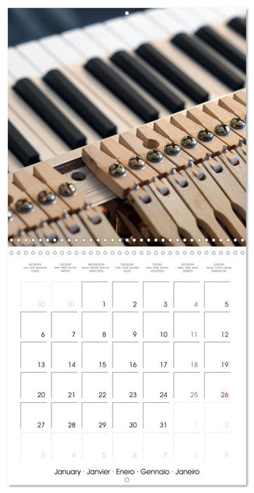 Piano Moments (CALVENDO Monthly Calendar 2025)