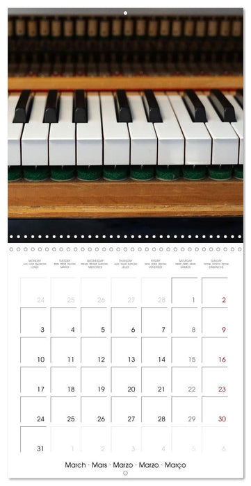 Piano Moments (CALVENDO Monthly Calendar 2025)