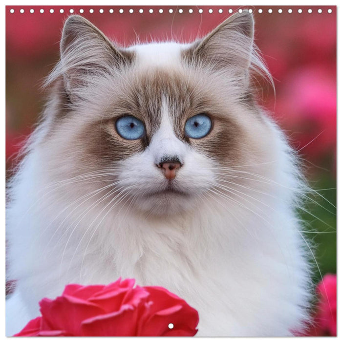 Beautiful Ragdolls - Cats in Nature (CALVENDO Monthly Calendar 2025)