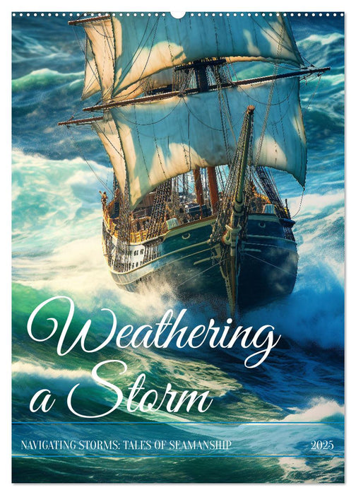 Weathering a Storm (CALVENDO Monthly Calendar 2025)