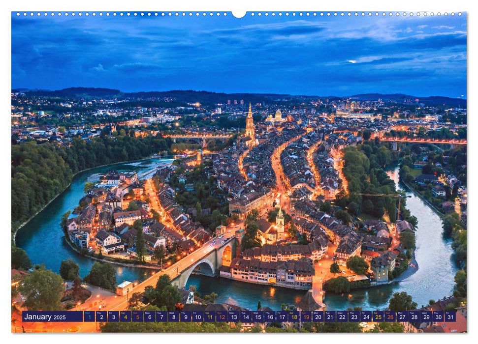 Amazing Berne - Switzerland (CALVENDO Monthly Calendar 2025)