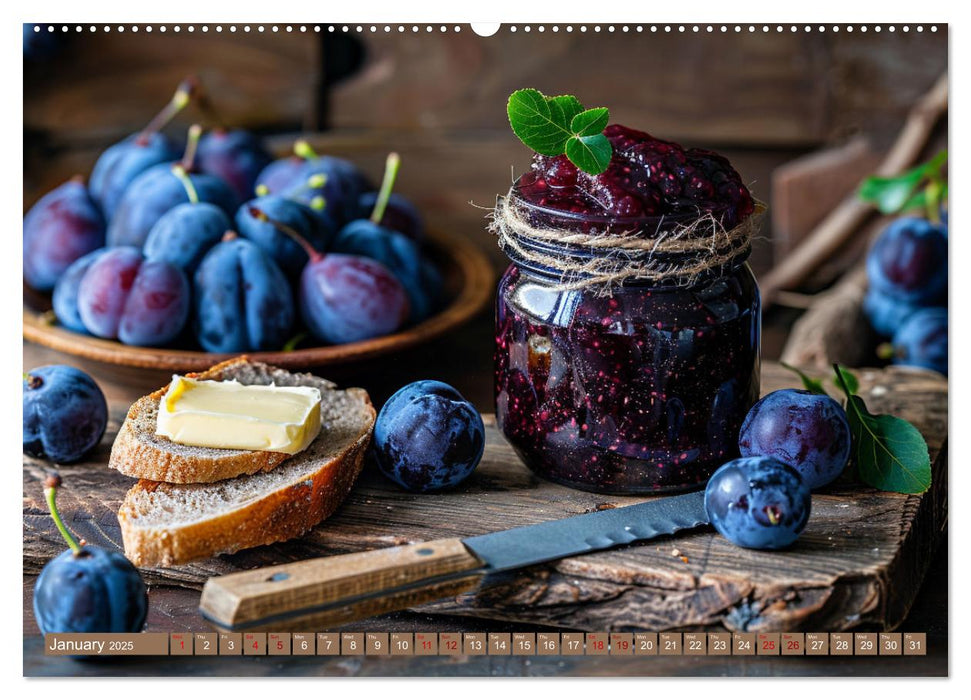 Fruit Paradise in a Jar (CALVENDO Monthly Calendar 2025)