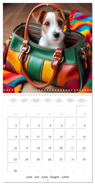 Handbag dogs - always with you (CALVENDO Monthly Calendar 2025)