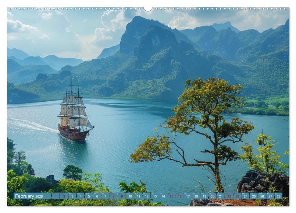 Sailing Through Seasons (CALVENDO Monthly Calendar 2025)