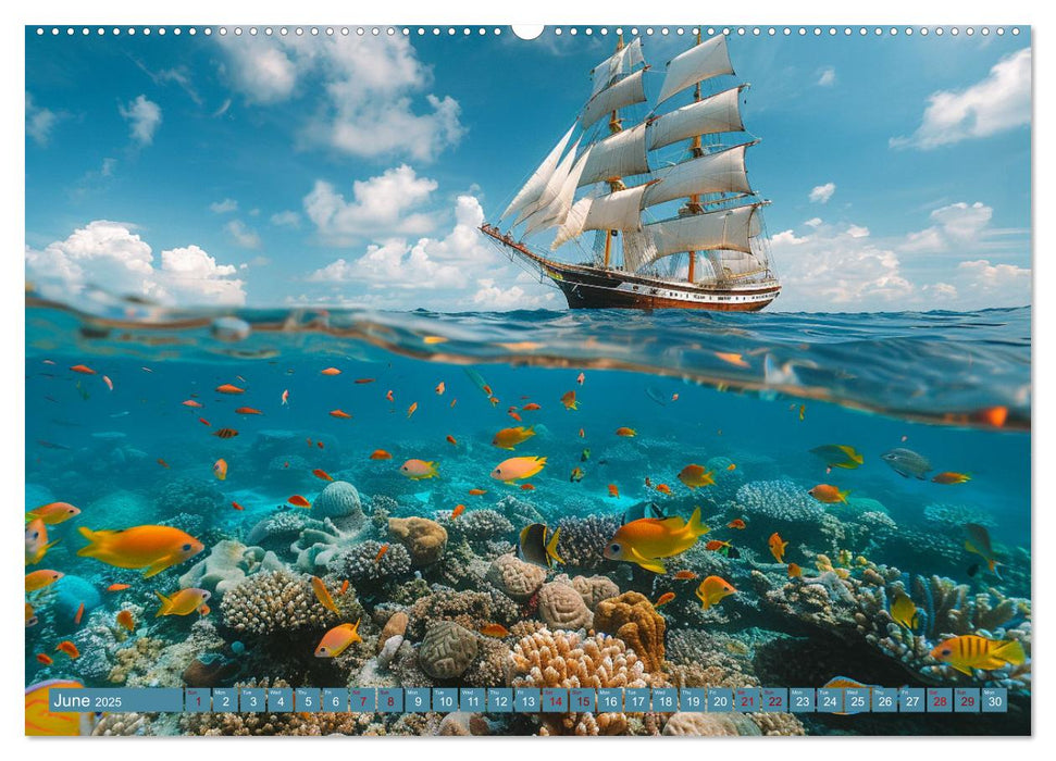 Sailing Through Seasons (CALVENDO Monthly Calendar 2025)