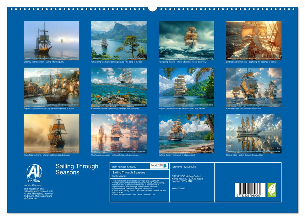 Sailing Through Seasons (CALVENDO Premium-Calendar 2025)