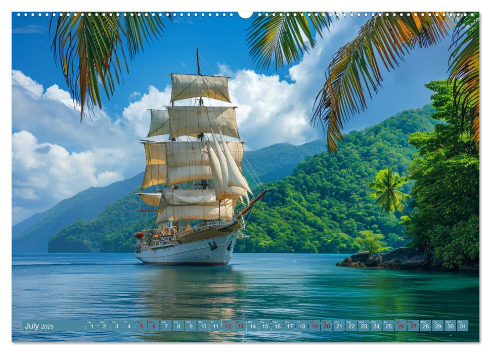 Sailing Through Seasons (CALVENDO Premium-Calendar 2025)