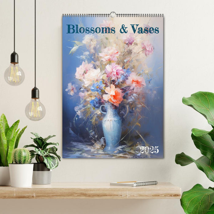 Blossoms & Vases (CALVENDO Monthly Calendar 2025)