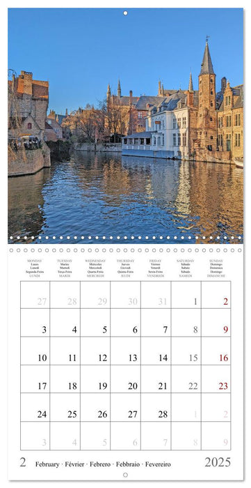 A Journey Through Europe (CALVENDO Monthly Calendar 2025)