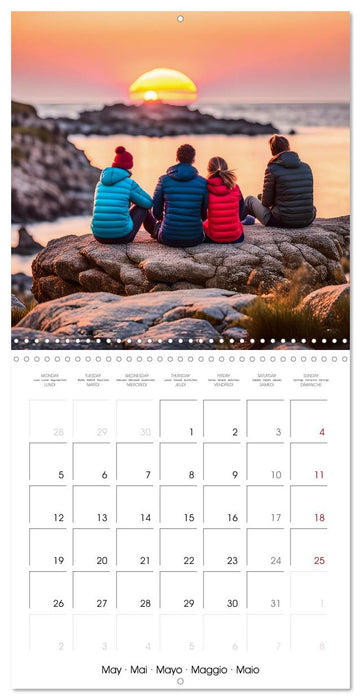 Camping holiday adventure - AI camping dreams for holiday planning (CALVENDO Monthly Calendar 2025)