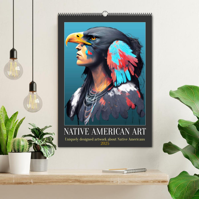 Native American Art (CALVENDO Monthly Calendar 2025)