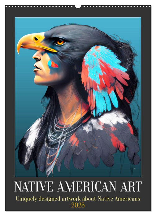 Native American Art (CALVENDO Monthly Calendar 2025)