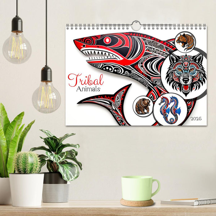 Tribal animals (CALVENDO Monthly Calendar 2025)