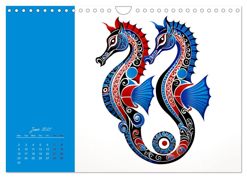 Tribal animals (CALVENDO Monthly Calendar 2025)