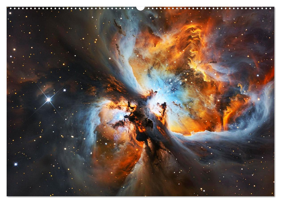 Dazzling Nebulae (CALVENDO Monthly Calendar 2025)