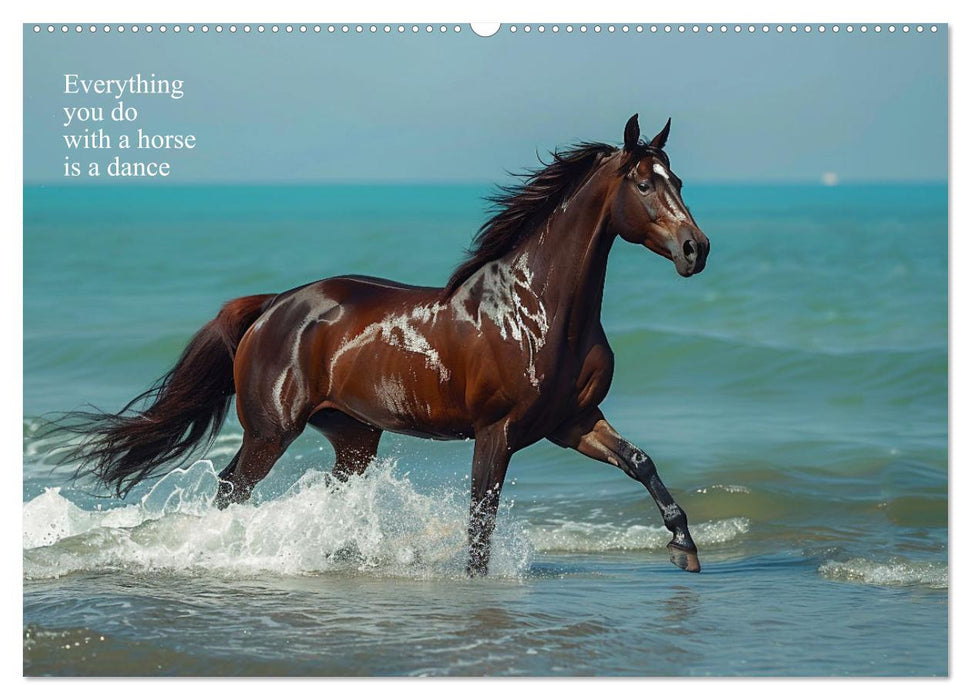 A Horse Makes You Complete (CALVENDO Premium-Calendar 2025)