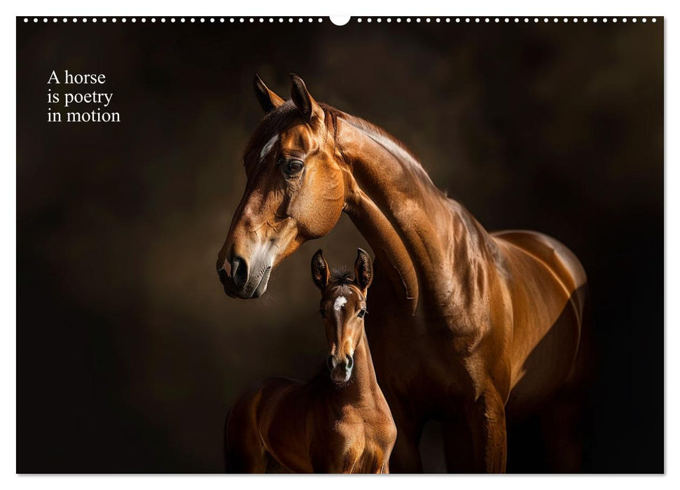 A Horse Makes You Complete (CALVENDO Premium-Calendar 2025)