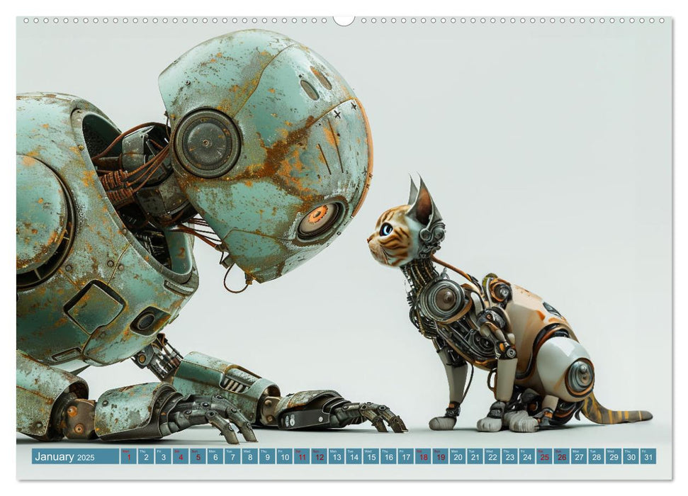 Robots Are Just People Too (CALVENDO Premium-Calendar 2025)