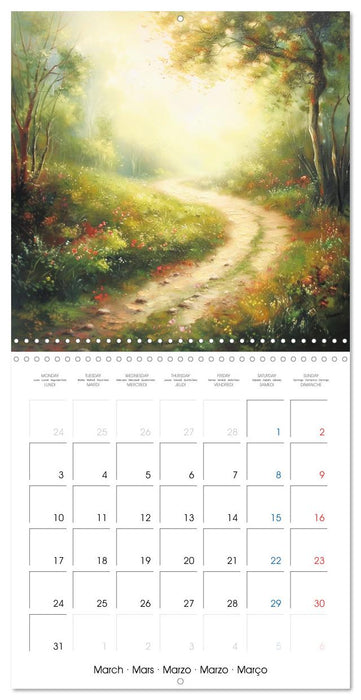 Artistic Paths (CALVENDO Monthly Calendar 2025)