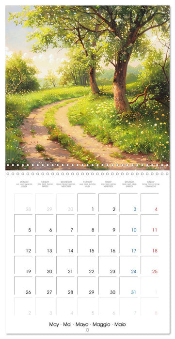 Artistic Paths (CALVENDO Monthly Calendar 2025)