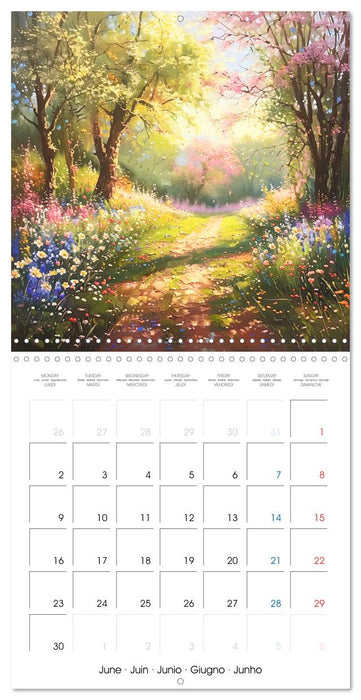 Artistic Paths (CALVENDO Monthly Calendar 2025)