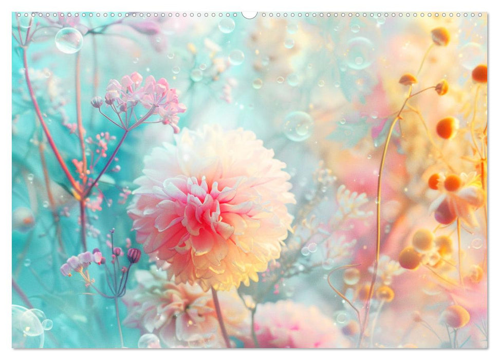 Etherial flowers (CALVENDO Monthly Calendar 2025)