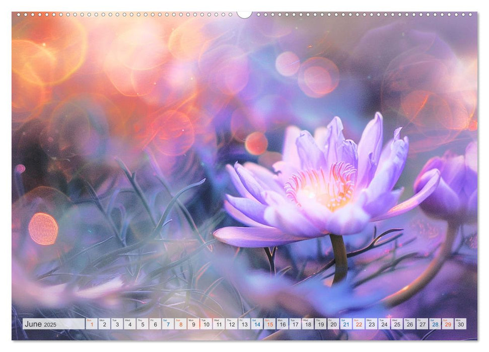 Etherial flowers (CALVENDO Premium-Calendar 2025)