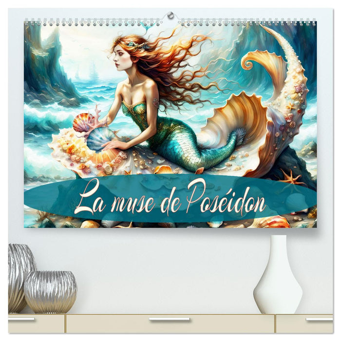 La muse de Poséidon (CALVENDO Calendrier supérieur 2025)