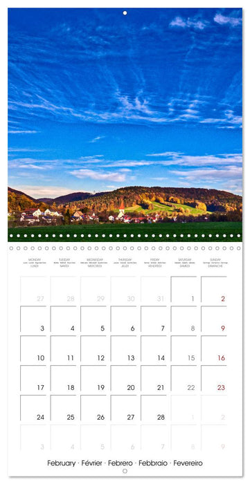 German Landscapes (CALVENDO Monthly Calendar 2025)