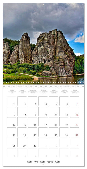 German Landscapes (CALVENDO Monthly Calendar 2025)