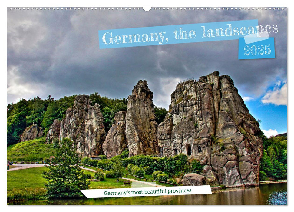 Germany, the landscapes (CALVENDO Monthly Calendar 2025)