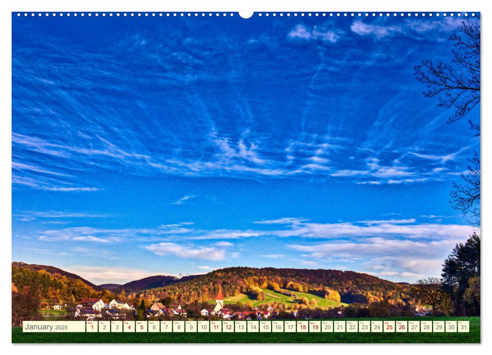 Germany, the landscapes (CALVENDO Monthly Calendar 2025)