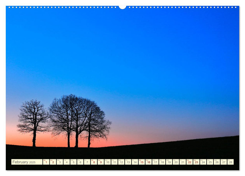 Germany, the landscapes (CALVENDO Monthly Calendar 2025)