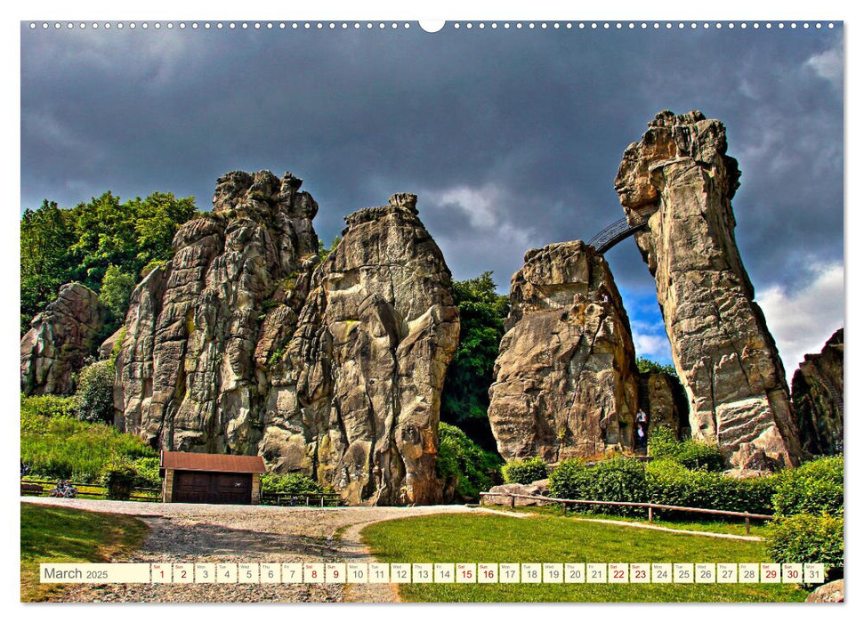 Germany, the landscapes (CALVENDO Monthly Calendar 2025)