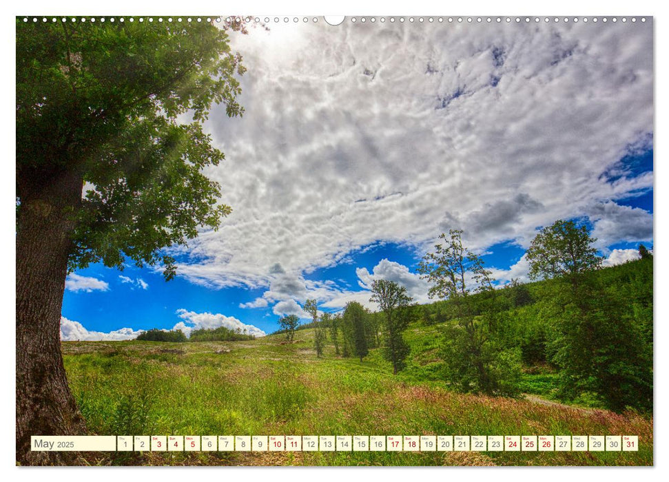 Germany, the landscapes (CALVENDO Monthly Calendar 2025)