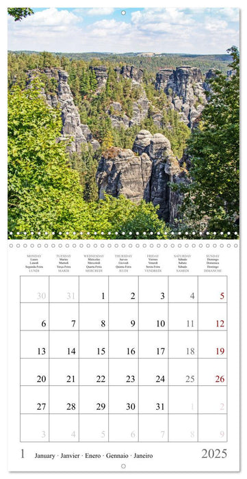 A Journey Through Germany (CALVENDO Monthly Calendar 2025)