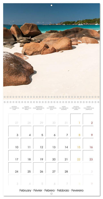 Seychelles The granite islands (CALVENDO Monthly Calendar 2025)