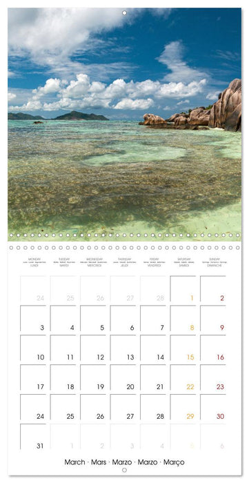 Seychelles The granite islands (CALVENDO Monthly Calendar 2025)