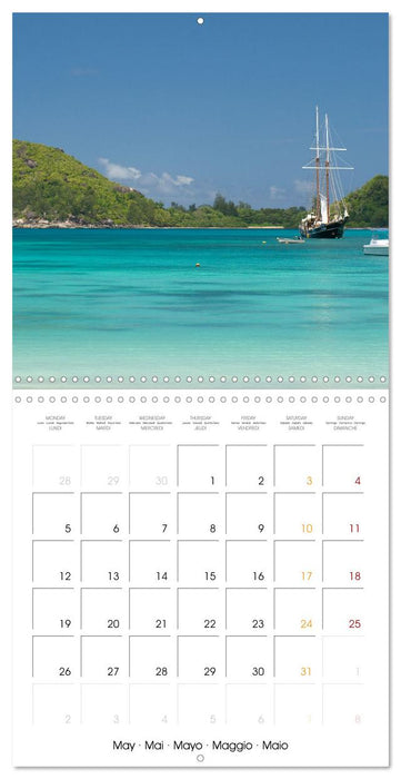 Seychelles The granite islands (CALVENDO Monthly Calendar 2025)