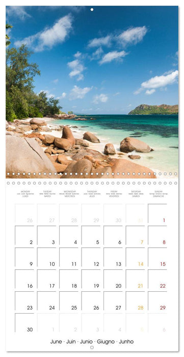 Seychelles The granite islands (CALVENDO Monthly Calendar 2025)