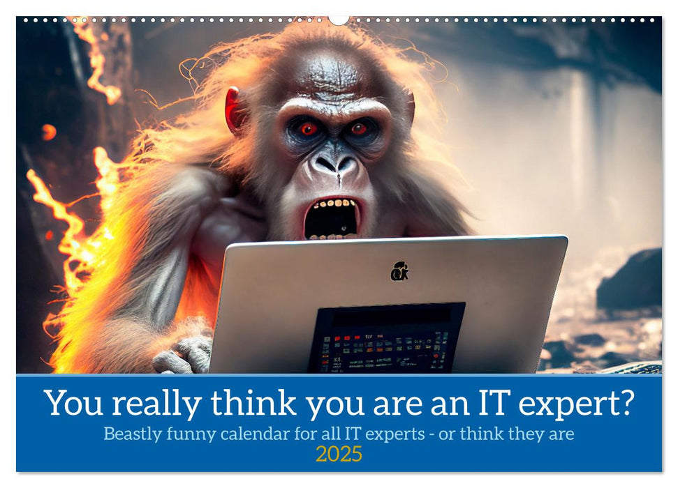 You really think you are an IT expert (CALVENDO Monthly Calendar 2025)