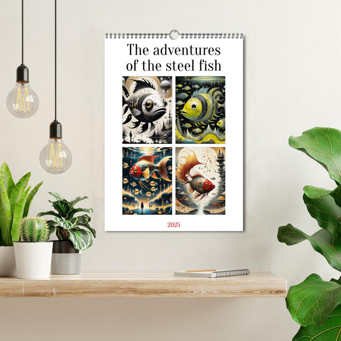 The adventures of the steel fish (CALVENDO Monthly Calendar 2025)