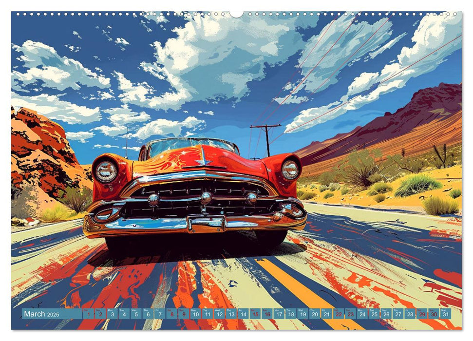 Adrenaline on the Road (CALVENDO Premium-Calendar 2025)