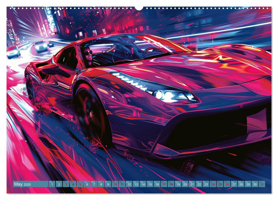 Adrenaline on the Road (CALVENDO Premium-Calendar 2025)